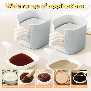 12pcs/Mini Dipping Bowls / Set / Handle / Storage Box / Stackable / Sauce Dishes