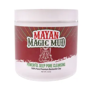 Mayan Magic Mud Mask, Sodium Bentonite Clay Mask, Beauty Face Mask, 16 oz