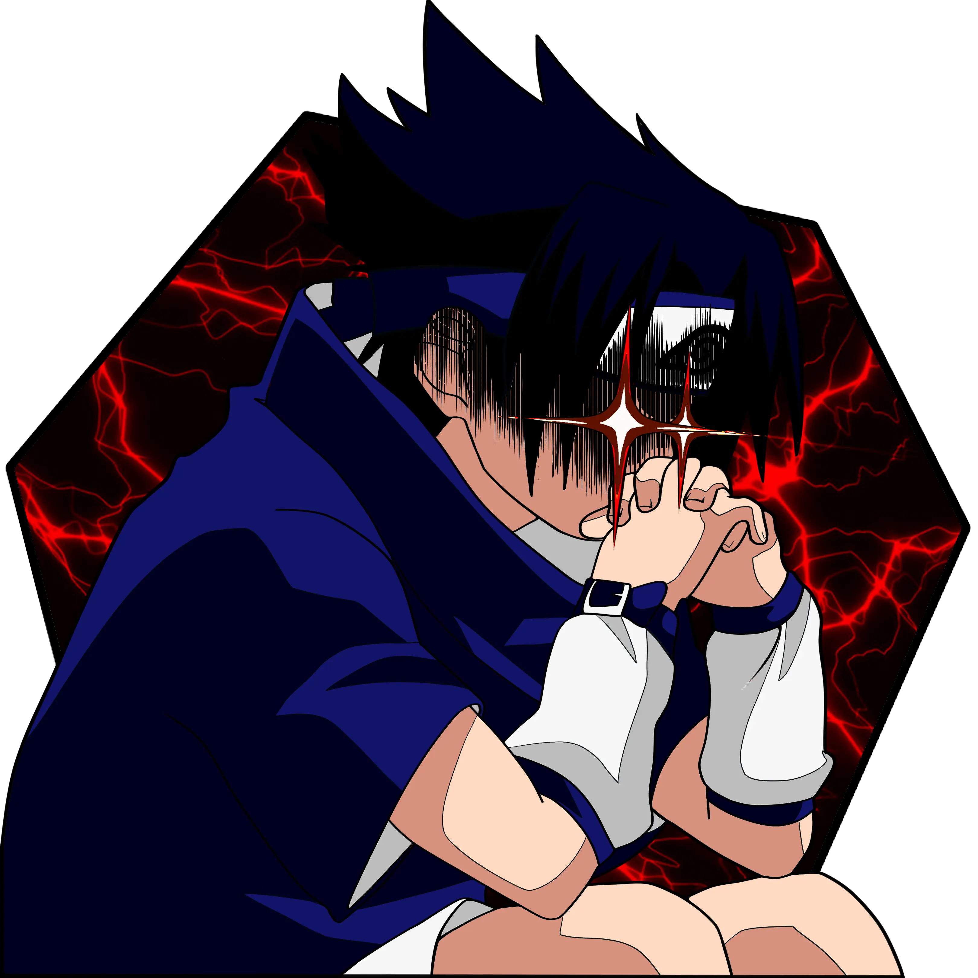 NEW My Name is Sasuke Uchiha | Vinyl Waterproof Sticker for Scrapbooking, Laptop, Hydroflask, and more!
