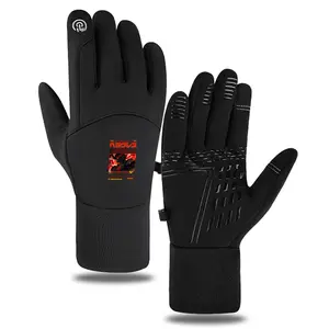 Futuristic Samurai Graphic Gloves for Winter Outdoor Activities  Ideal for Anime Fans  Cosplay and Streetwear  Perfect Gift for Christmas  Halloween  New Year and Birthday Celebrations  Soft Touchscreen Compatible