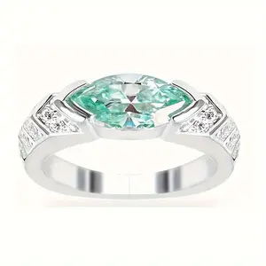 【#M238】 (Irvin) 925 Sterling Silver Synthetic Zircon rings