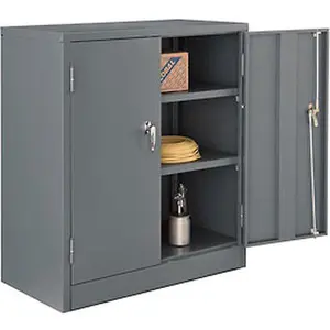 Global 269870GY 36 x 18 x 42 in. Counter Height Cabinet, Gray