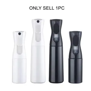 200/300ml High Pressure Spray Bottles Refillable Bottles Continuous Mist Watering Can Automatic Salon Barber Water Sprayer Plastic Bottles Refillable Spray Containers