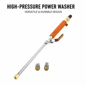 Portable High Pressure Car Wash Gun | Outdoor Cleaning Tool for Garden & Camping