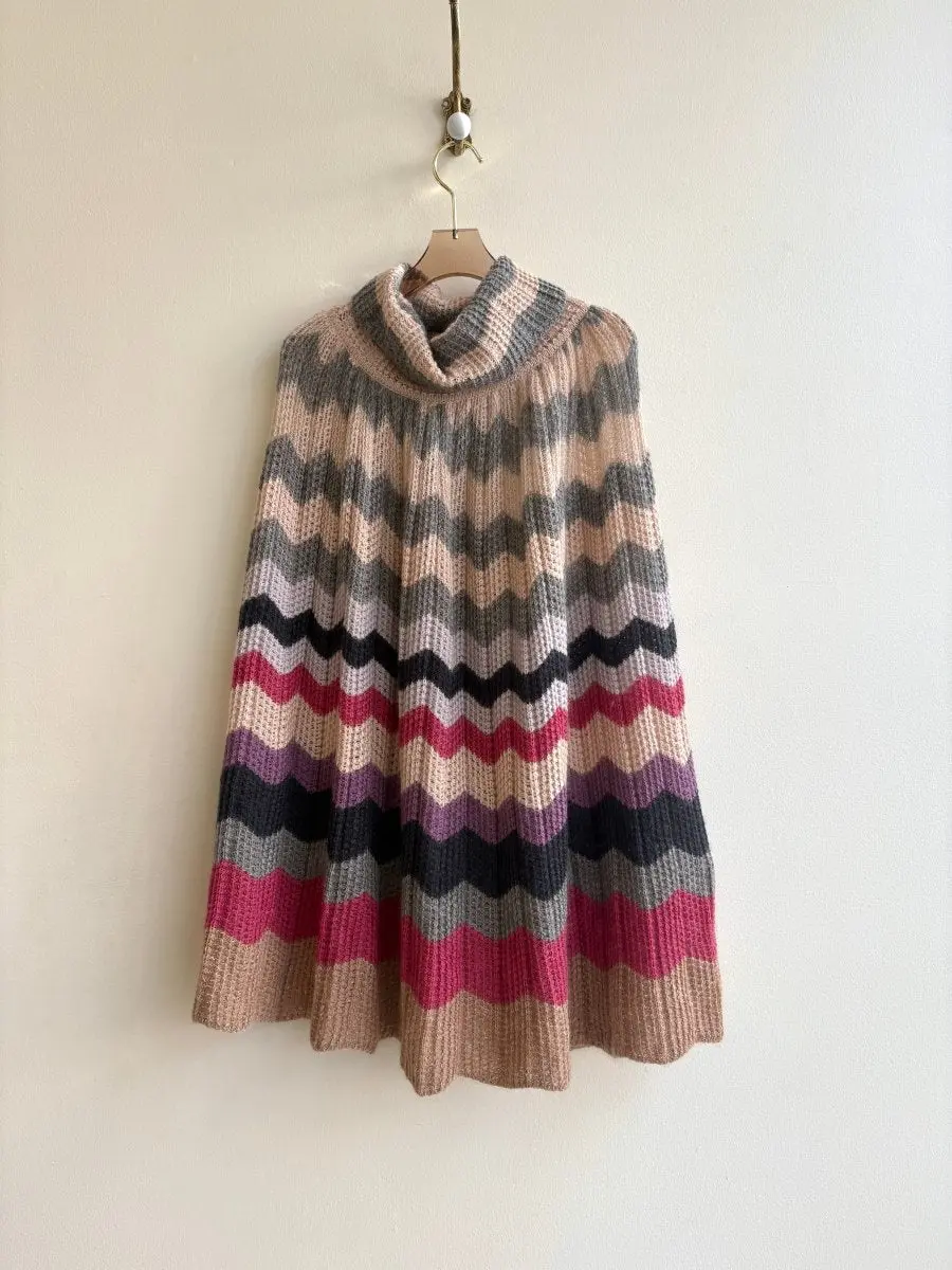 Missoni | Chevron Cape (Vintage)