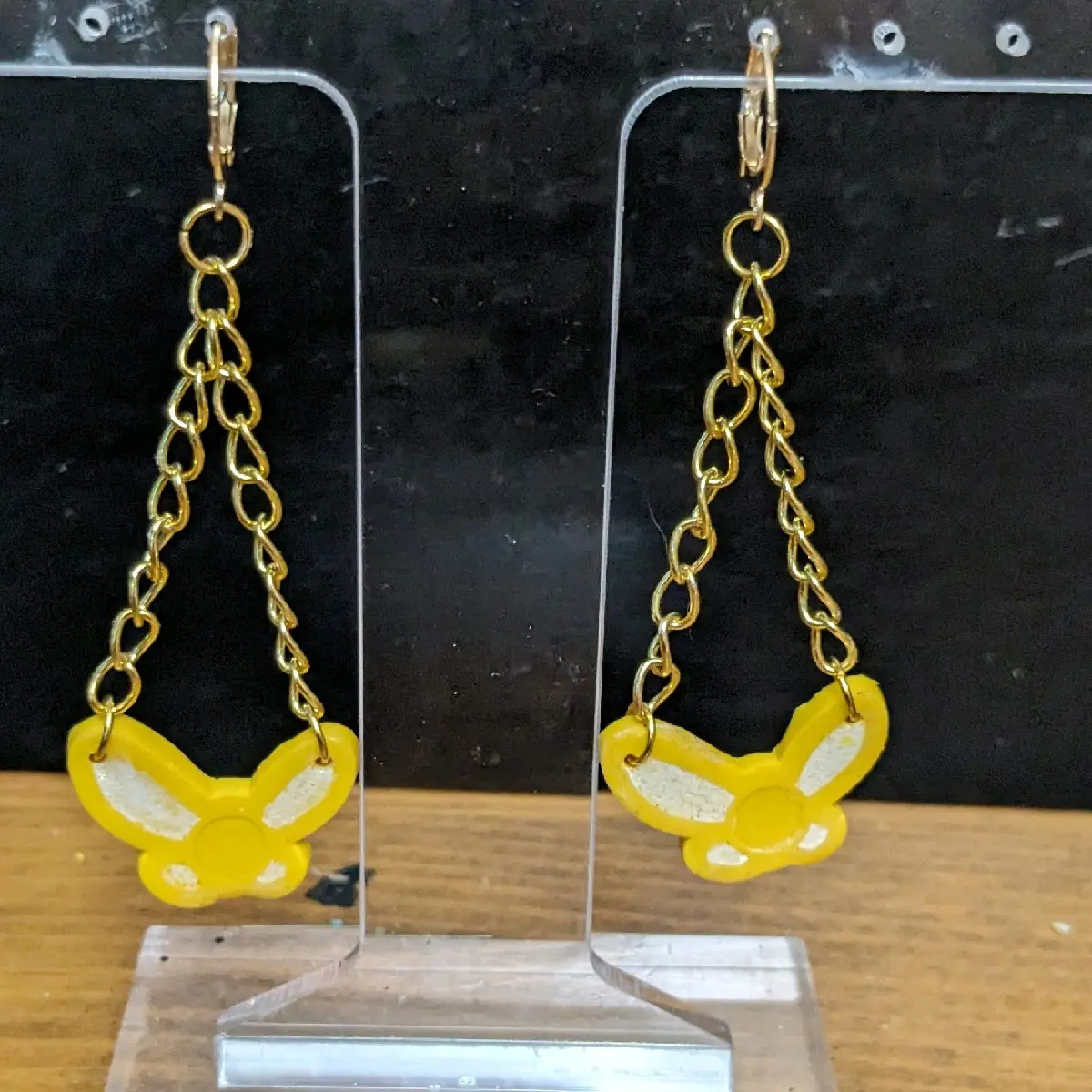 Zelda inspired polymer clay earrings