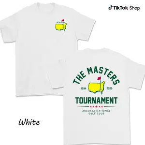 The Masters Tournament 1934 2026 Shirt For Men For Women, Collegiate Style Golf Tournament Graphic Shirt, Premium Cotton Fabric Breathable Unisex Classic Fit Apparel Top, Heritage Sports Wear