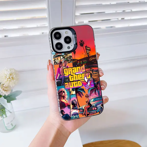  GTA6 MagSafe compatible  TPU Soft Phone Case   For iPhone  17/16/15/14/13/12/11/ Pro Max Plus Full Camera Protection, Four-Corner Shockproof & Anti-Drop