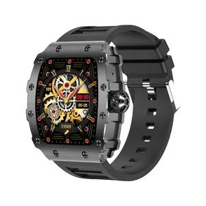 Biometric Connected Intelligent Smart Watch - 1.5 Inch Touchscreen Fitness Tracker with Heart Rate Monitor, Blood Oxygen, Sleep Tracking, Pedometer, Step/Calories Counter, IPX7 Swimming Waterproof for Android iOS, Running for Men Women, Biometric Smart Wa