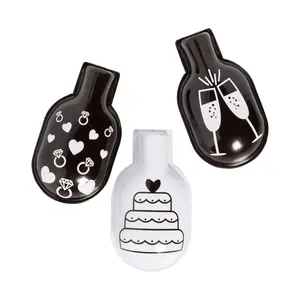 Multicolor Unisex Mini Wedding Finger Clicker Noisemaker Toys - 12 Pc, 2 1/2 Inches, Prank Gag Gift