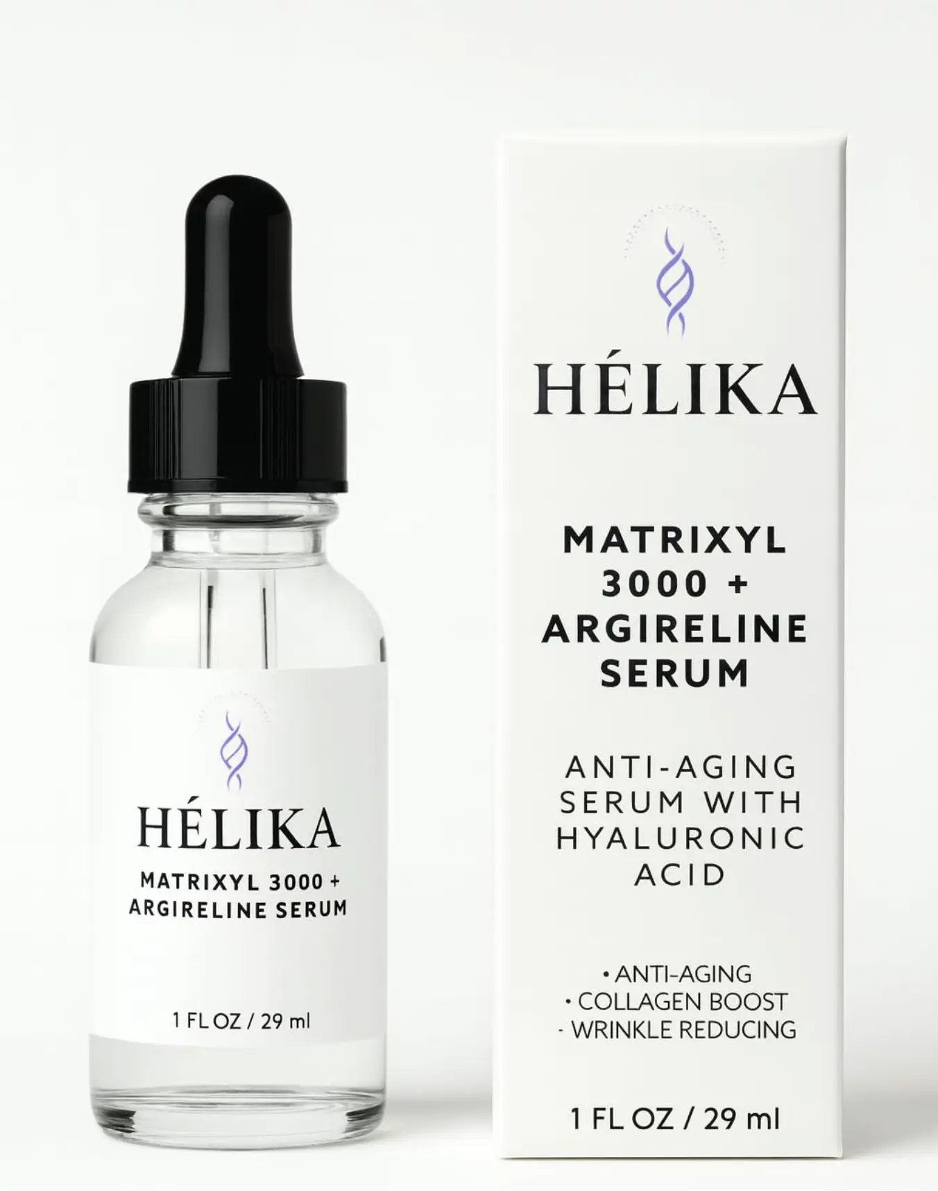 Matrixyl 3000 + Argireline Serum – Wrinkle-Fighting Peptide Face Serum with Hyaluronic Acid – Smooths Fine Lines, Firms Skin, Boosts Collagen – Fragrance-Free, Made in USA, 1 fl oz