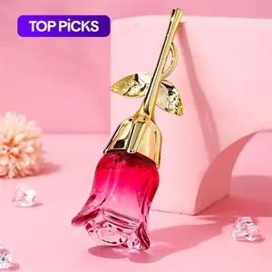 Women's Rose Pattern Perfume, Elegant Fragrance for Daily Life, Fashion Perfume For Party, Fragrance Scent Blend, Floral Scents Perfume #TOP PICKS