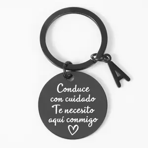 Drive Safe" Stainless Steel Keychain - Perfect Gift for Dad, Boyfriend, or Husband on Valentine's Day & More
