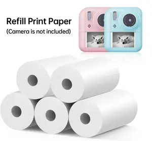 5 Rolls Print Paper for Instant Print Camera, Thermal Print Paper for Most Instant Camera, Accessories