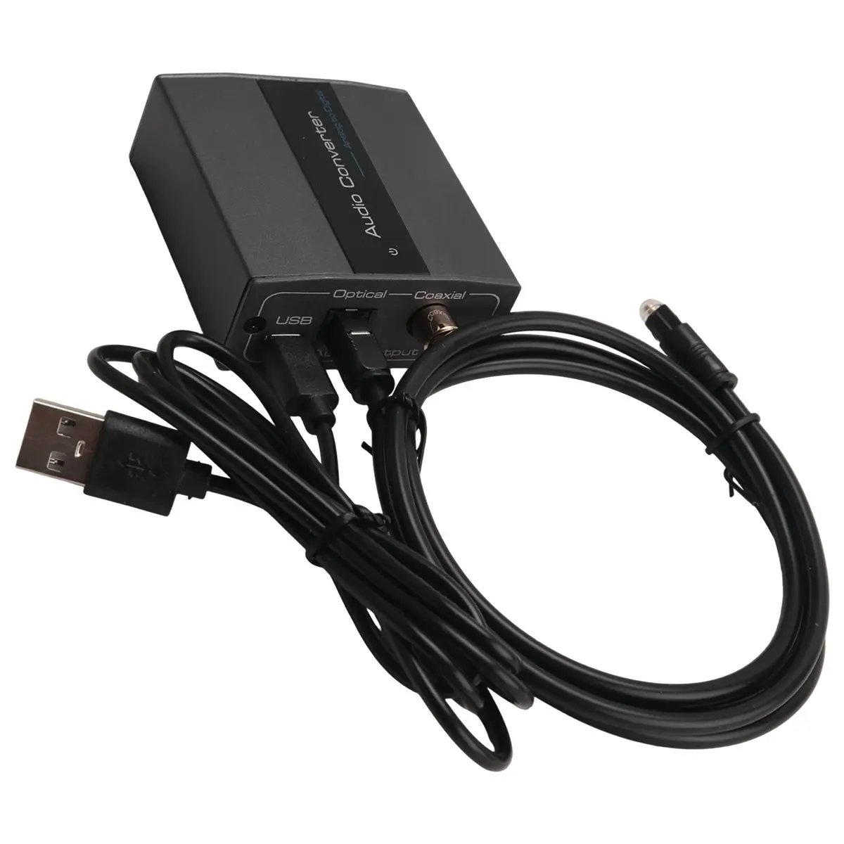 Analog to Digital Audio Converter RCA to Optical with Optical Cable Audio Digital Toslink and Coaxial Audio Adapter
