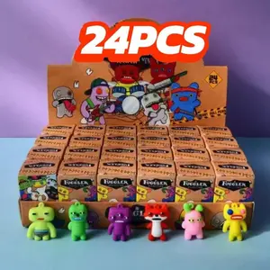 24pcs Keychain Blind Box Set, Perfect Holiday Gift & Queue Hanging Decorations, Versatile Bag Accessories, Ideal Festive Present