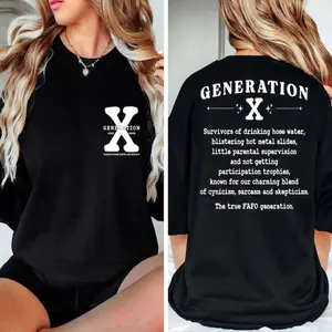 Gen X T-shirt, Generation X Shirt, Raised on Hose Water and Neglect Nostalgia T-shirt, 1980 Birthday Gift