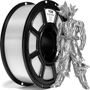 YUGMCOCE PLA 3D Printer Filament PLA 1.75mm 1KG, Exceptional Bending and Impact Resistance, Ultra-Gloss Silk PLA 3D Printing Filament for Most FDM 3D Printer