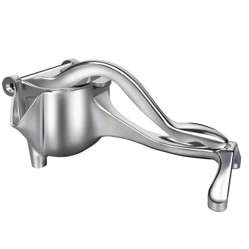 Handheld stainless steel juice extractor - Manual juicing machine with hand-pushing mechanism, anti-slip ergonomic handle, easy to use and clean. Suitable for citrus fruits, pomegranates and other fruits. A high-quality juicer.