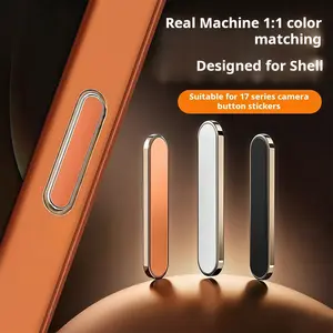 Metal Ai camera button for iPhone 17 Pro Max Air 16 Pro Max Ai Button Protection Film Phone Apple Accessories Full Set of Protective Mirrors Tempered Glass