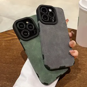 BFBL Solid Color Phone Case, 1 Count Shockproof Phone Protective Cover, Phone Accessories Compatible with iPhone 13 14 15 16 Pro Max, Casing