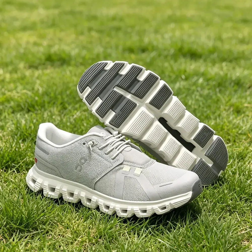 Unisex Breathable Mesh Running Shoes, Lightweight Segmented Cushion Sneakers, Non-Slip Shock Absorb Trainers for Jogging Gym Commute
