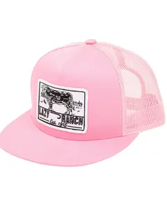 Lazy J Ranch Wear Women's Women'S Boot Barn Bull Trap Ball Cap - Pink4-Bt-Wht