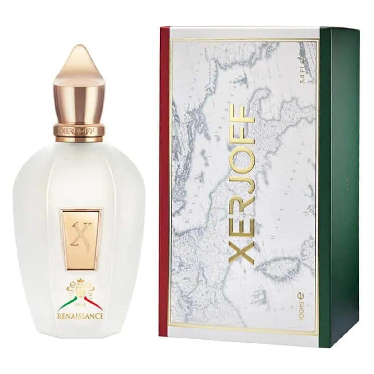 Xerjoff 1861 Renaissance Unisex EDP - 3.4 fl oz, New in Box, Bright Citrus Fragrance, Citrus Refreshing Scent, Floral Fruity Woody Musk Blend, Lemon Rose Notes, Citrus Unisex Fragrance