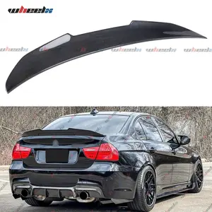 2006-2011 – BMW E90 3-Series 4-Door – Dry Carbon Fiber PSM Style Trunk Spoiler, High Gloss Sport Rear Wing | , 2008-2012 M3 Sedan | Excl. Coupe/Touring