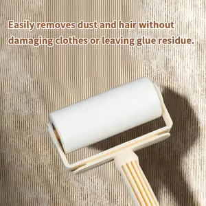 Medium-sized lint roller, heavy-duty, ideal for removing lint and pet hair from clothing, furniture, cars, offices, and more