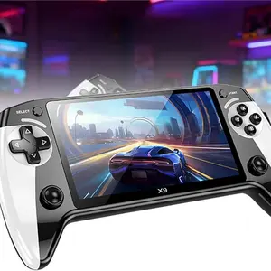 X9 Retro Handheld Game Console, 5.5-Inch HD IPS Screen, over 3000 Games, Supports 10+ External Emulators, TV/Bluetooth-compatible Controller Compatible