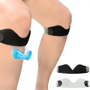 Patella knee brace with adjustable straps, patella shock absorption and meniscus protection. Sports knee brace, Sport protective gear suitable for basketball, hiking, running and fitness. Unisex for men and women. Patellar knee brace
