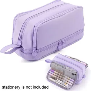 Large Capacity Pencil Case, Aesthetic Pen Bag, Oversized Zipper Pouch for Teen Girls and Adults, Fashion School Supplies, Office Supplies, Writing Stationery