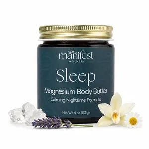 Magnesium Sleep Butter made with Relaxing Essential Oils
