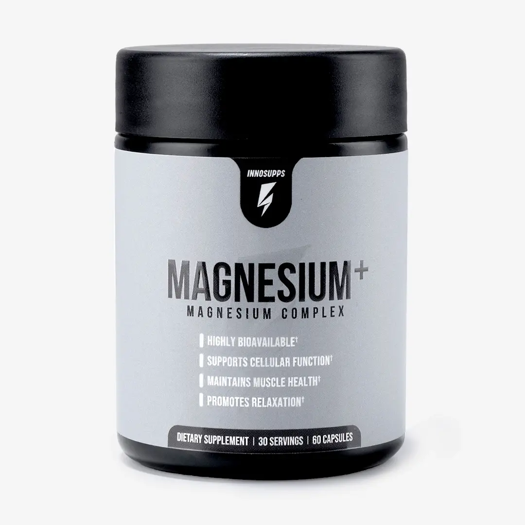 Inno Supps Magnesium⁺ Triple-Action Bioavailable Magnesium Complex 60 Capsules for Cellular Health & Muscle Wellness Inno Supps Magnesium⁺ Triple-Action Bioavailable Magnesium Complex 60 Capsules for Cellular Health & Muscle Wellness