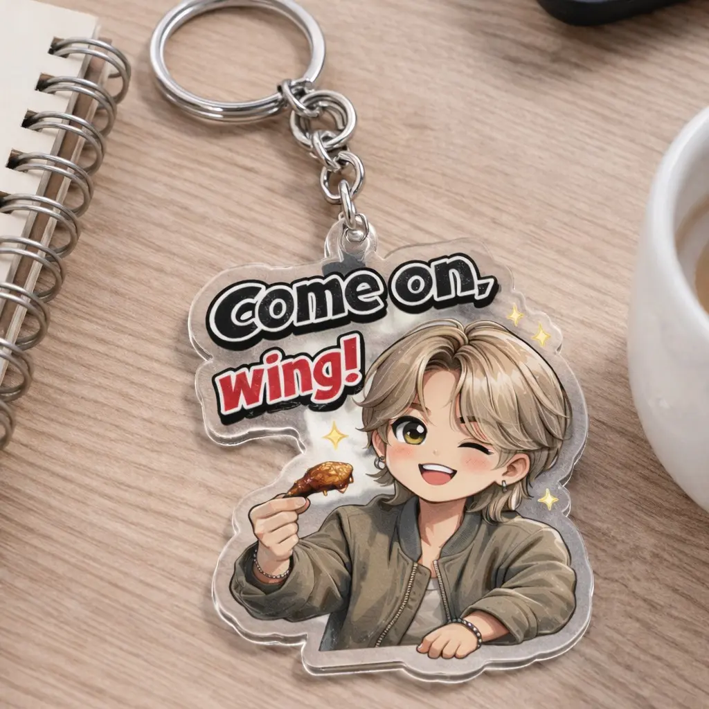 Jimin Come On Wing! Acrylic Keychain, Gift For BFF, Gift For Her, Gift For Him, Birthday Gift