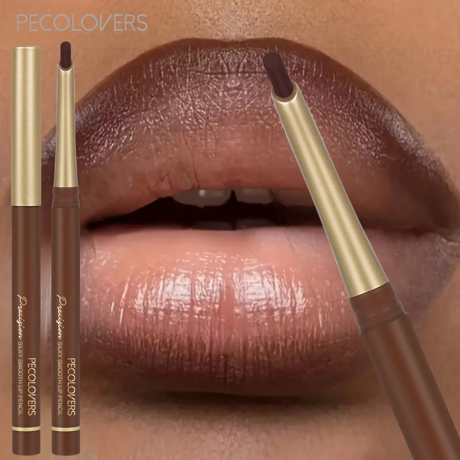 1PC Lipstick Lipliner Pen Matte Velvet Lip Liner Pencil Contour Makeup Sexy Red Lip Stick Long Lasting Cosmetics Matte Lip Liner Lip Crayon