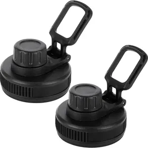 1pc Leakproof Chug Cap with Carry Handle – Wide Mouth Lid Replacement for Hydro Flask (12/18/32/40 oz) Perfect for Gym, Hiking & Travel