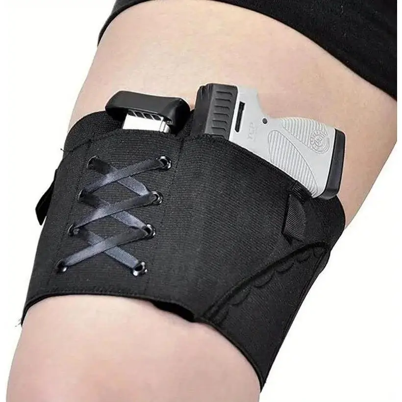 Universal Tactical Thigh Holster Adjustable Wearable Concealed Carry Leg Holster for Women All Day Comfort