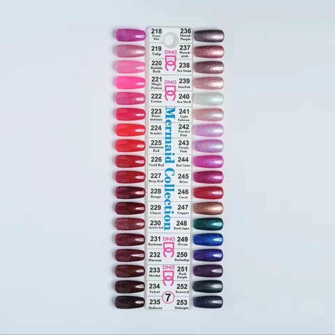 DND DC Mermaid Collection GEL ONLY 218 to 253 nail care nail art