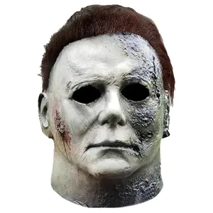 Michael Myers Mask & Scary Skull Mask, Halloween Horror Masquerade Men's & Women's Cosplay Party Mask, Bloody Michael Myers & Scary Skull Adult Costume Scary Cosplay The terrifying atmosphere is at its peak