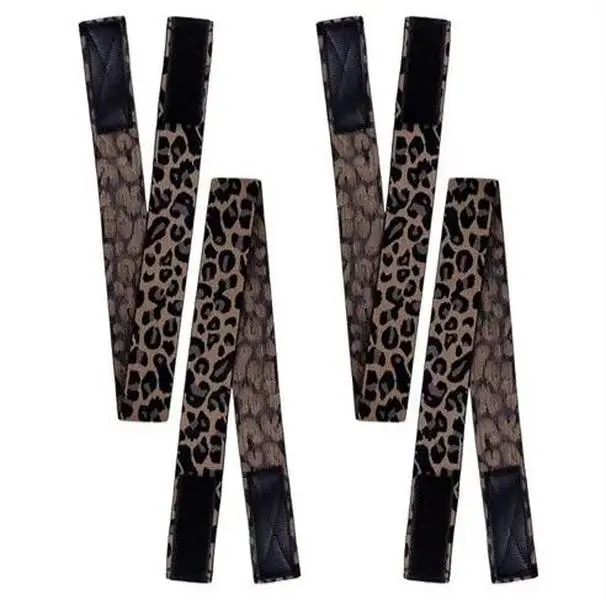 Haloqueen Leopard Print Elastic Lace Melt Wig Band - Edge Wrap for Laying Edges, Stylish Hair Accessory, Hairpiece