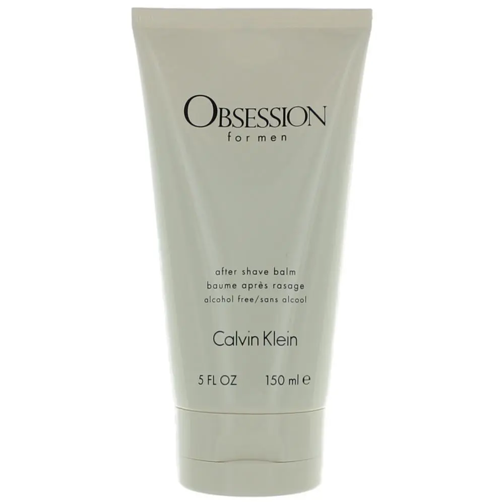 Calvin Klein Obsession After Shave Balm - 5 oz Men's Gentle Daily Scent Fragrance for Dating, Single Unboxed Item