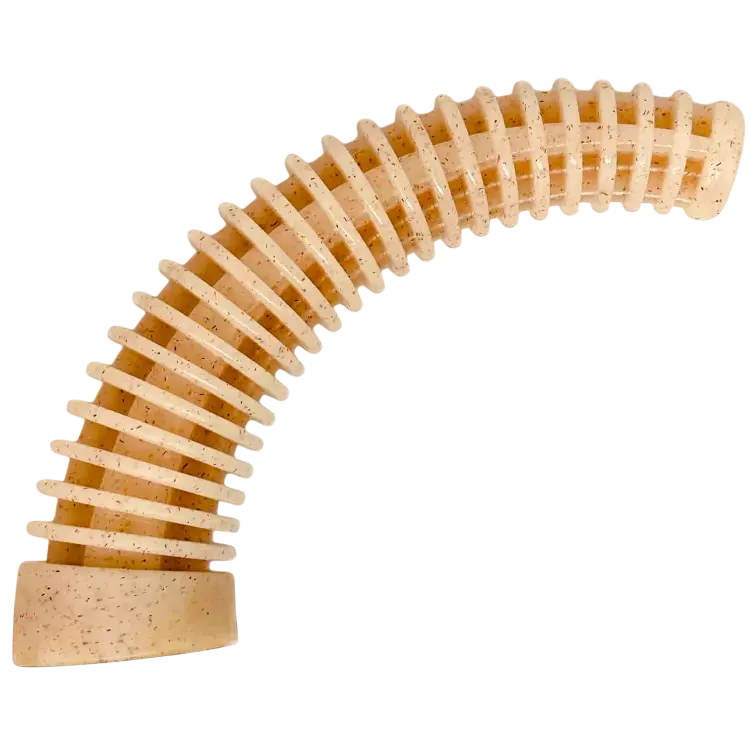 Honey Bone Dental Antler eChew Ultra Durable Nylon Dog Chew Toy XL - FDA Compliant & Made in USA for Aggressive Chewers