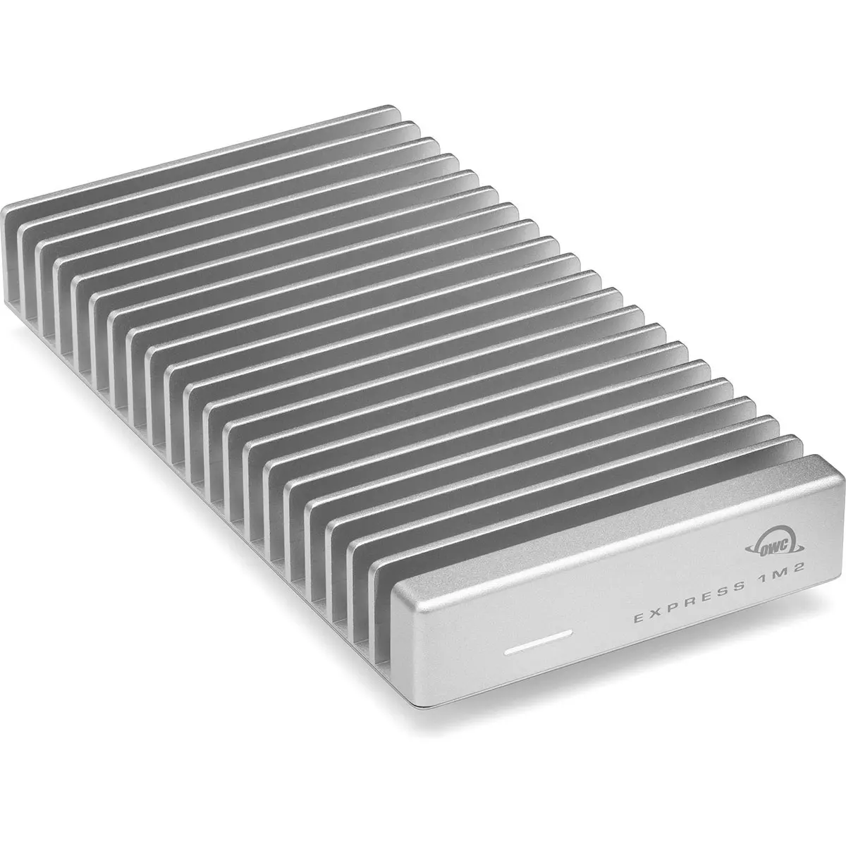 OWC Express 1M2 USB4 Portable NVMe M.2 External SSD Enclosure, Silver