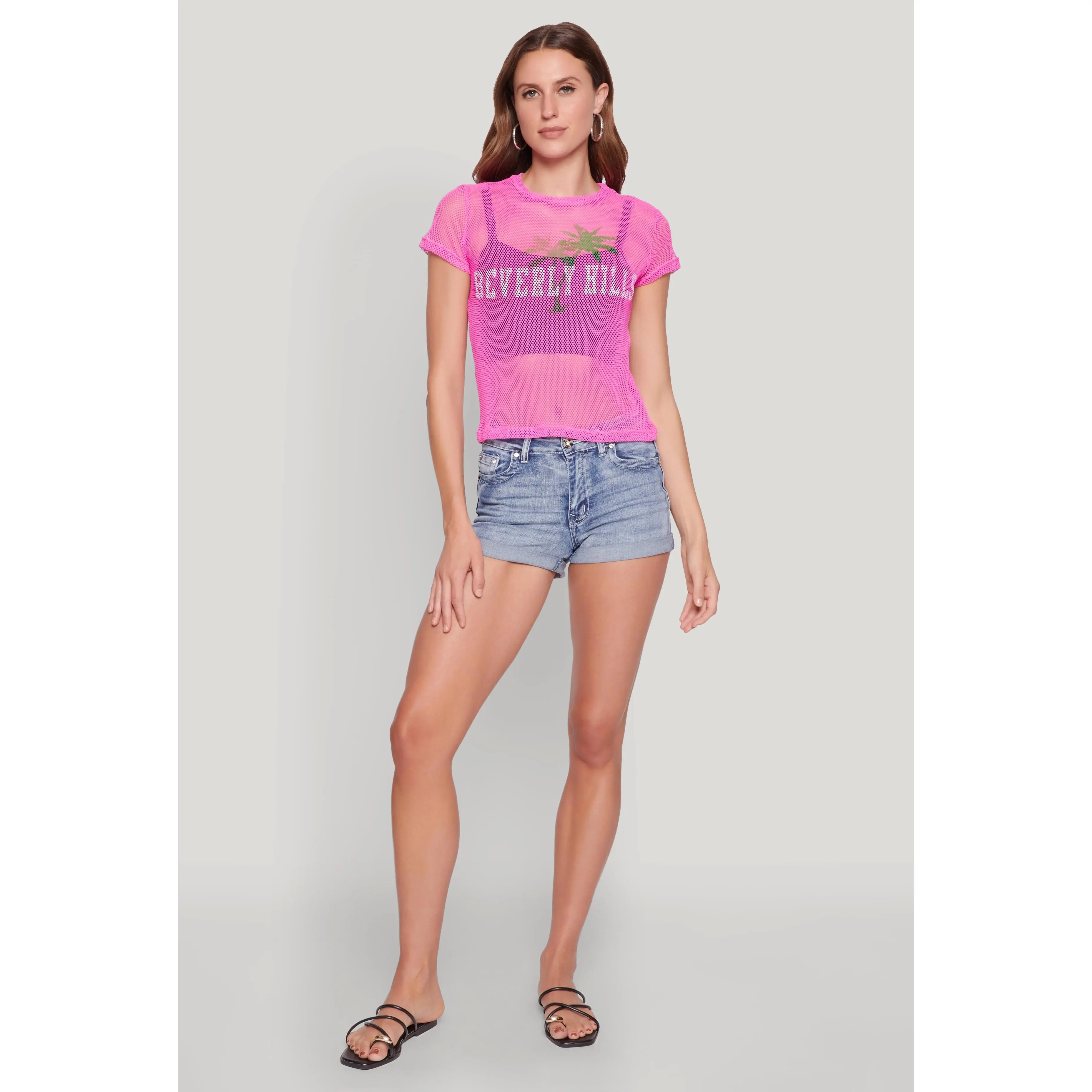Beverly Hills Fishnet Top