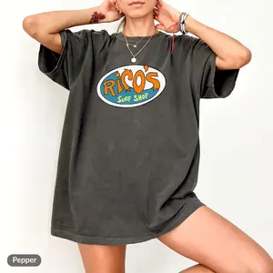 Comfort Colors Hannah Montana Tee, Rico's Surf Shop Logo