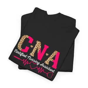 Cna Nurse Shirt, Leopard Print Cna Shirts , Cna Gifts, Cna Tee, Nurse Gifts, Cna Graduation Shirt, Nursing School Tee, Nurse Life