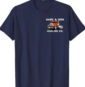 Hawk and Son Hauling Company Big Rig Pride 2 Side T-Shirt QU2