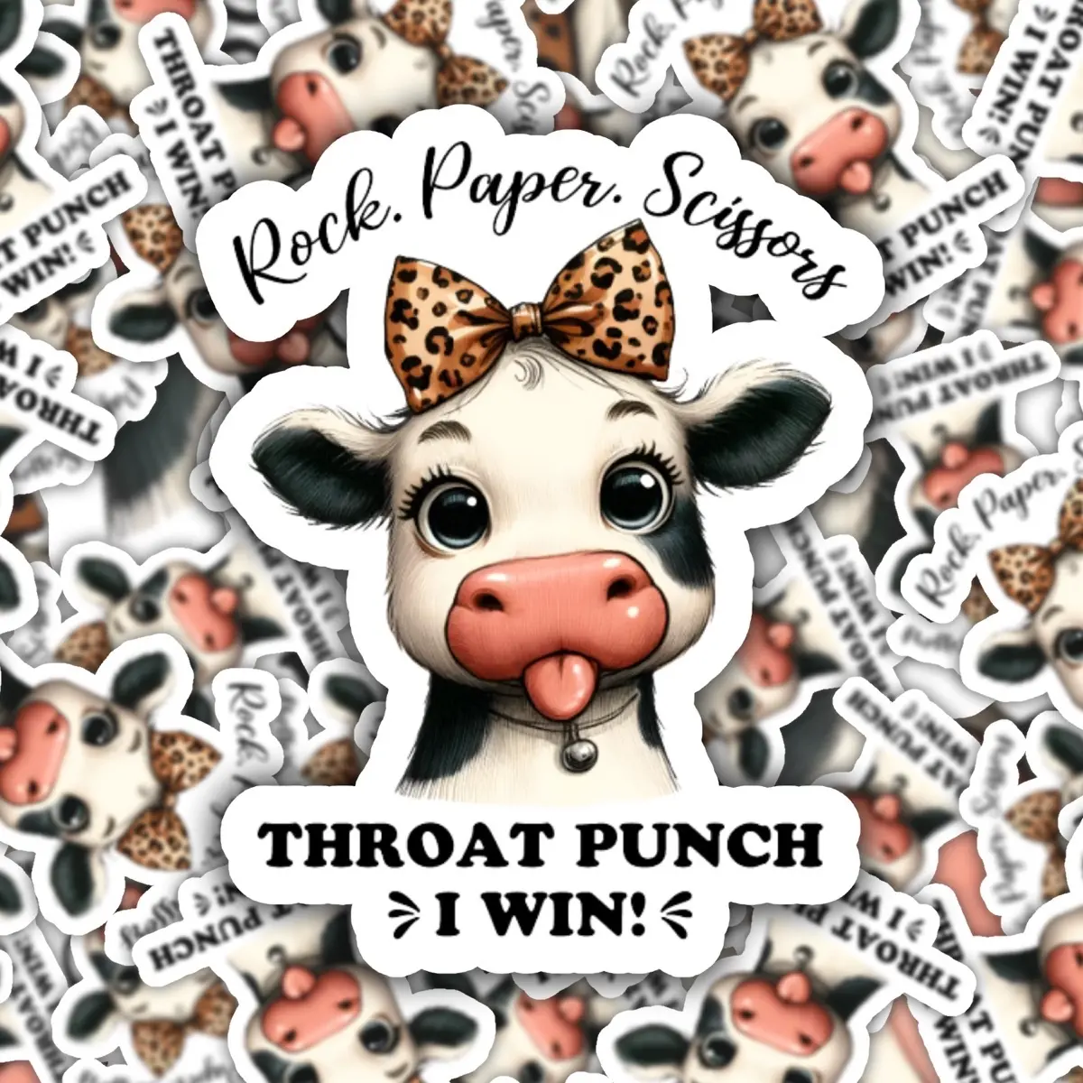 Funny Cow Sticker